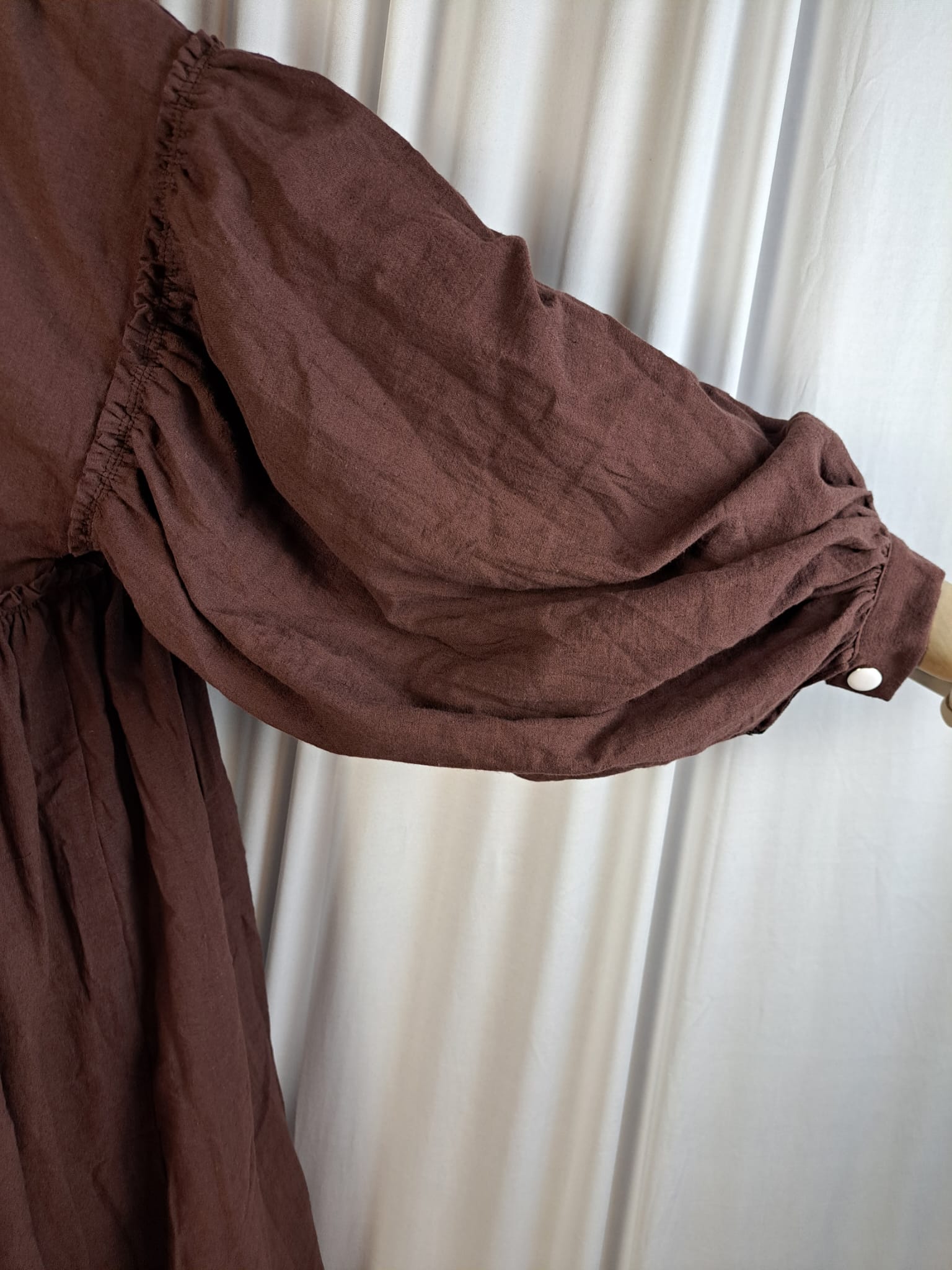 XXL Assiyah Ballon Abaya Baumwoll Leinen