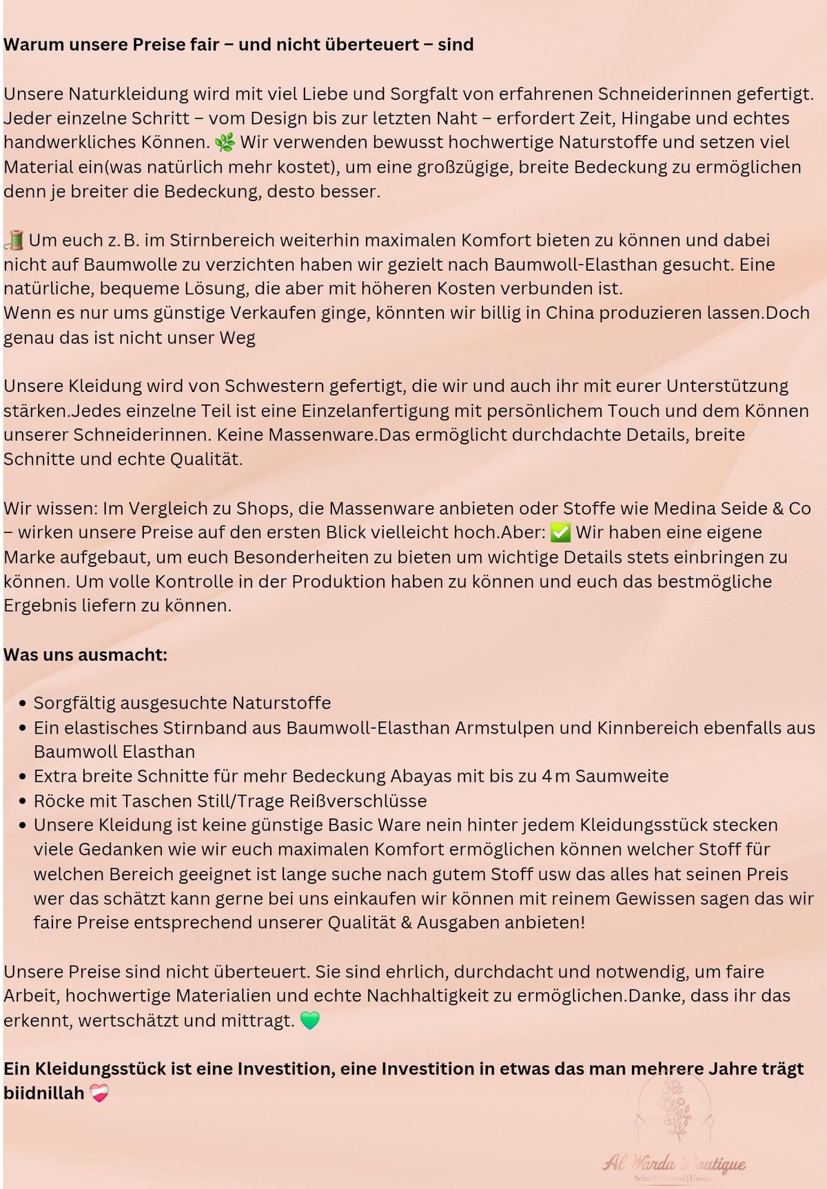 Sirwal Baumwoll-Leinen