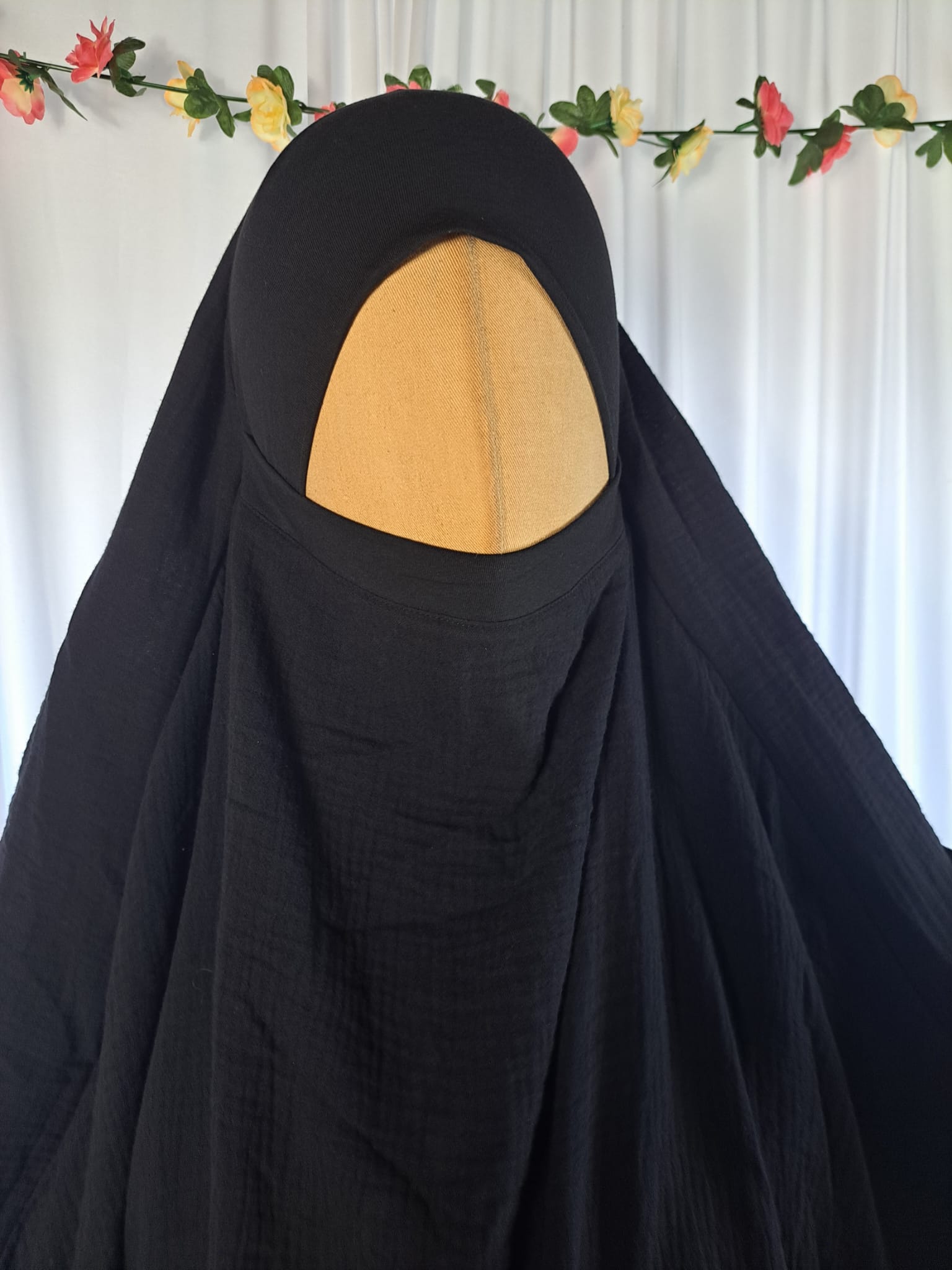 XXL Saliha Cape Khimar Musselin