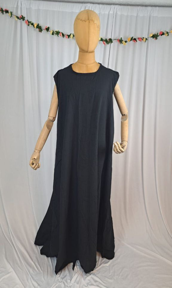 Baumwoll-Leinen Unterkleid mit A Linie, 140cm