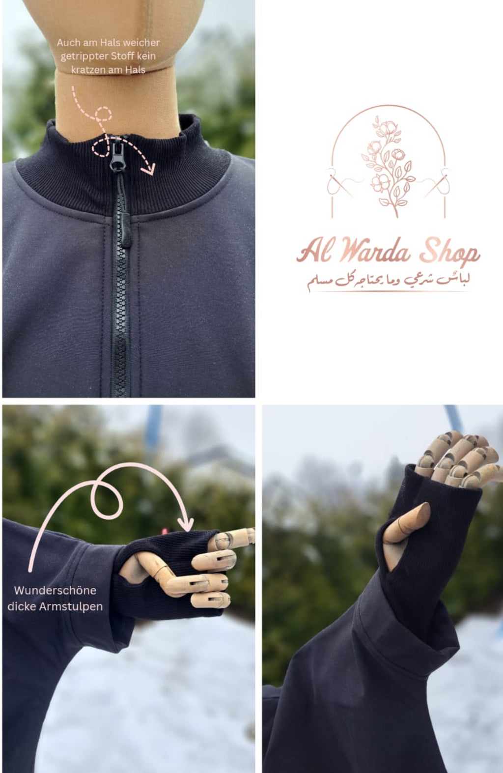 Maimuna soft Fleece Farasha Jacke