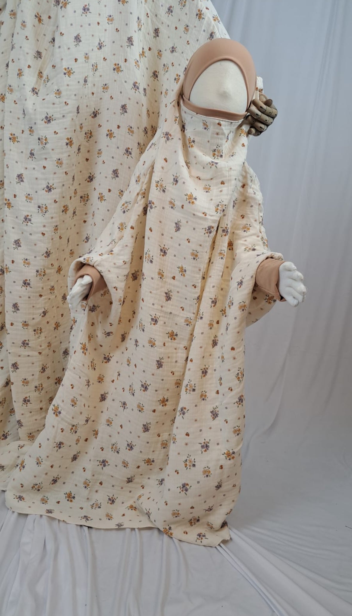 Mama Tochter Musselin Gebetskleid Set