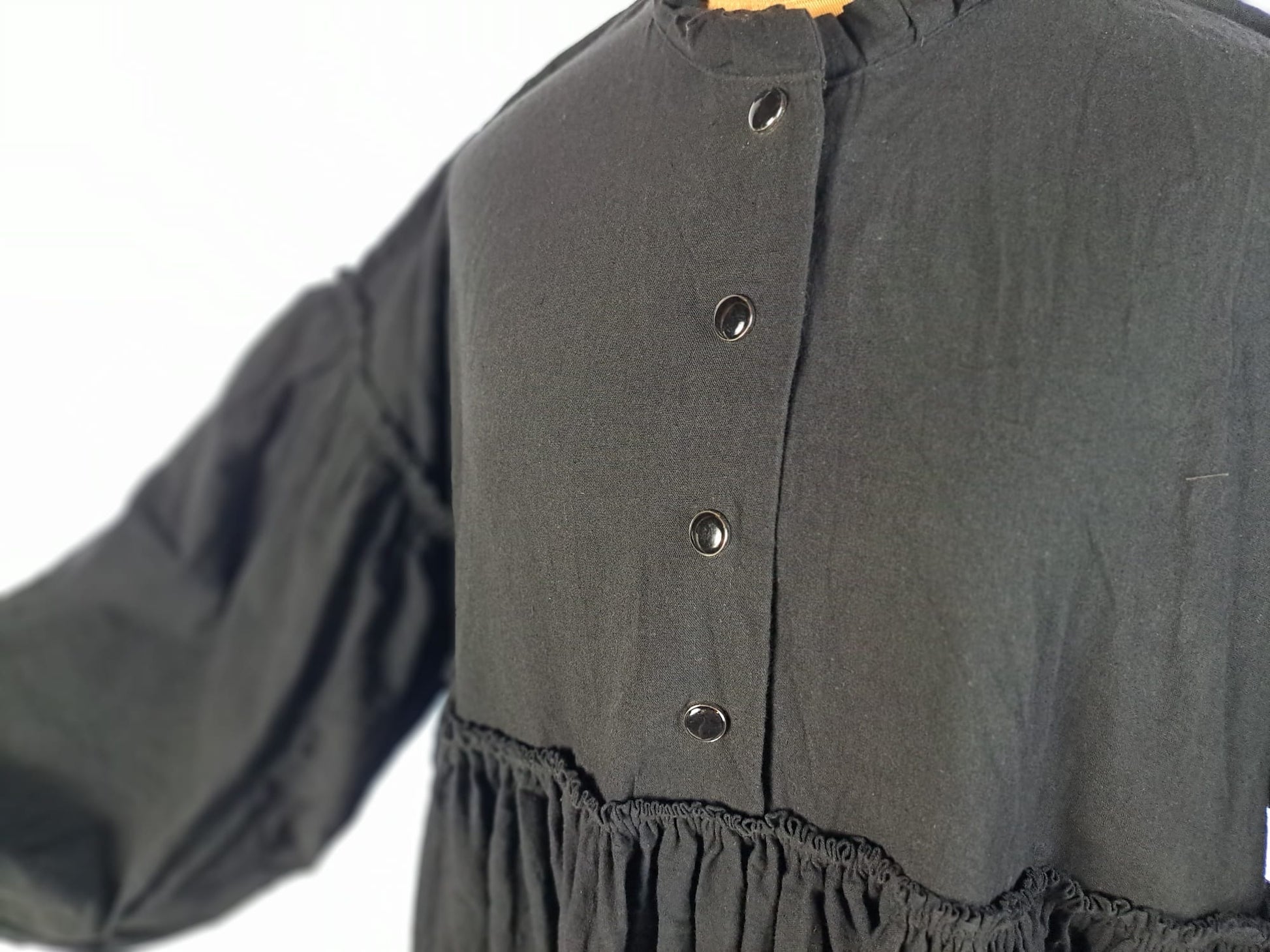 XXL Assiyah Ballon Abaya Baumwoll Leinen