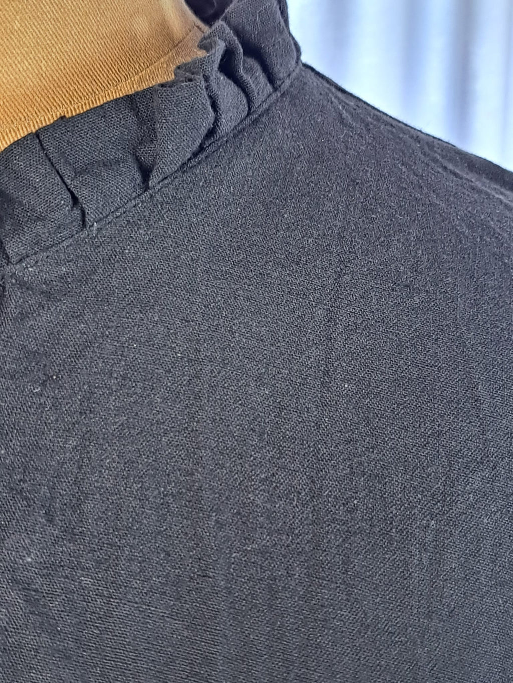 XXL Assiyah Ballon Abaya Baumwoll Leinen
