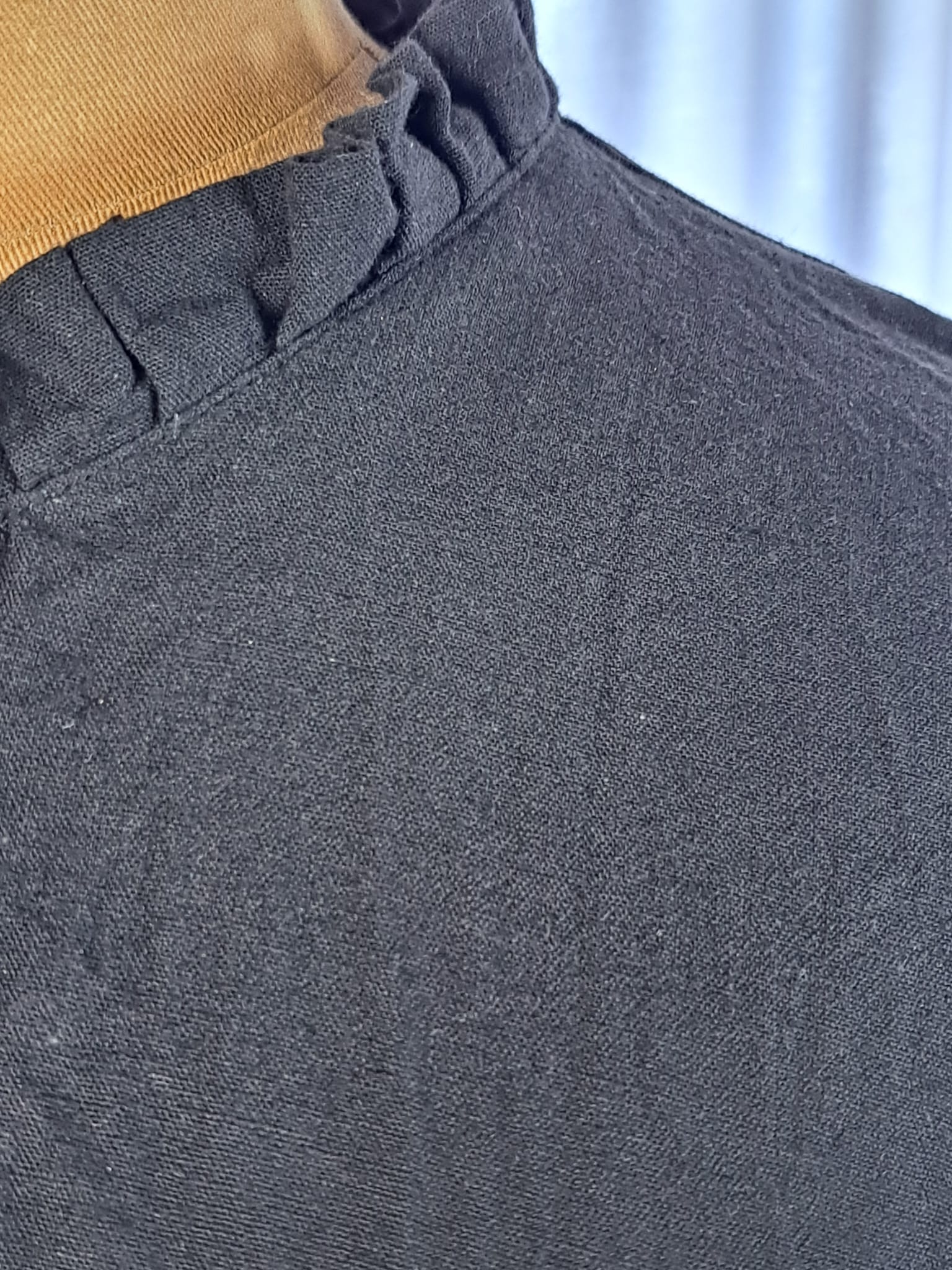 XXL Assiyah Ballon Abaya Baumwoll Leinen