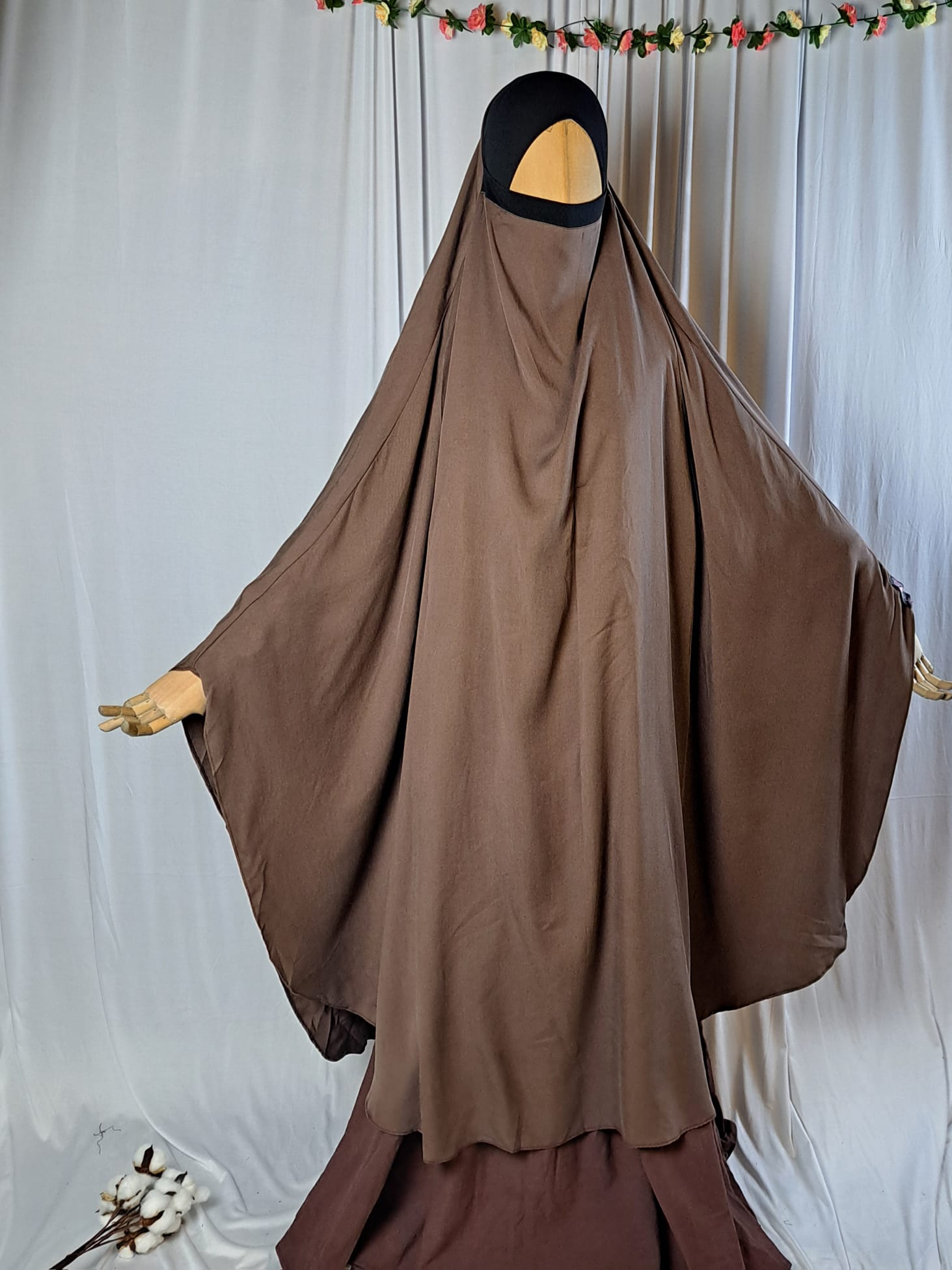 XXL Saliha Soft Tencel Khimar (ohne Umhang)