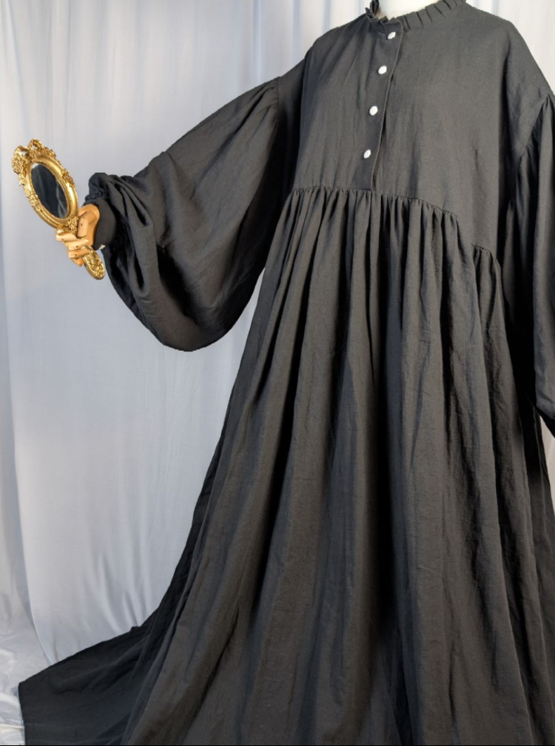 Amira Princess Abaya Baumwoll Leinen