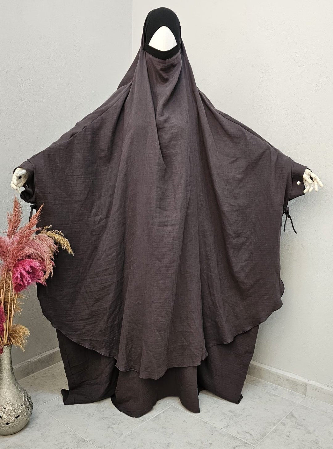 Öko TeX zertifizierter Musselin Khimar