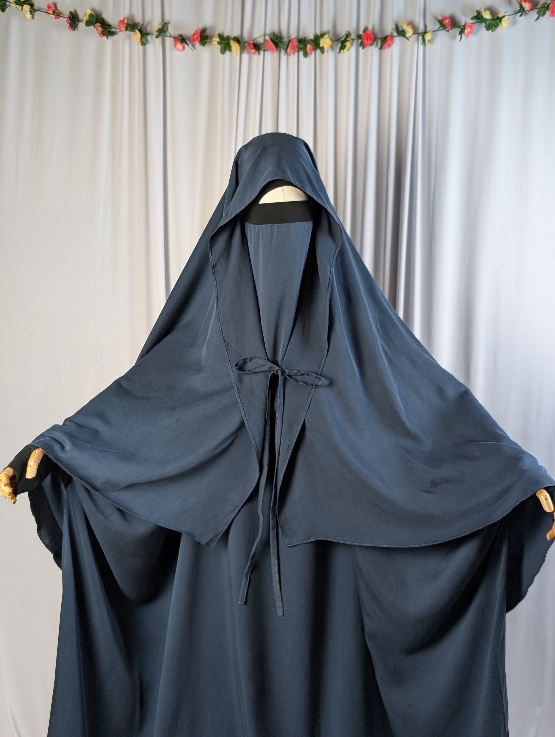 Ummi Tencel Jilbab Set mit breitem und langem Umhang 🍼