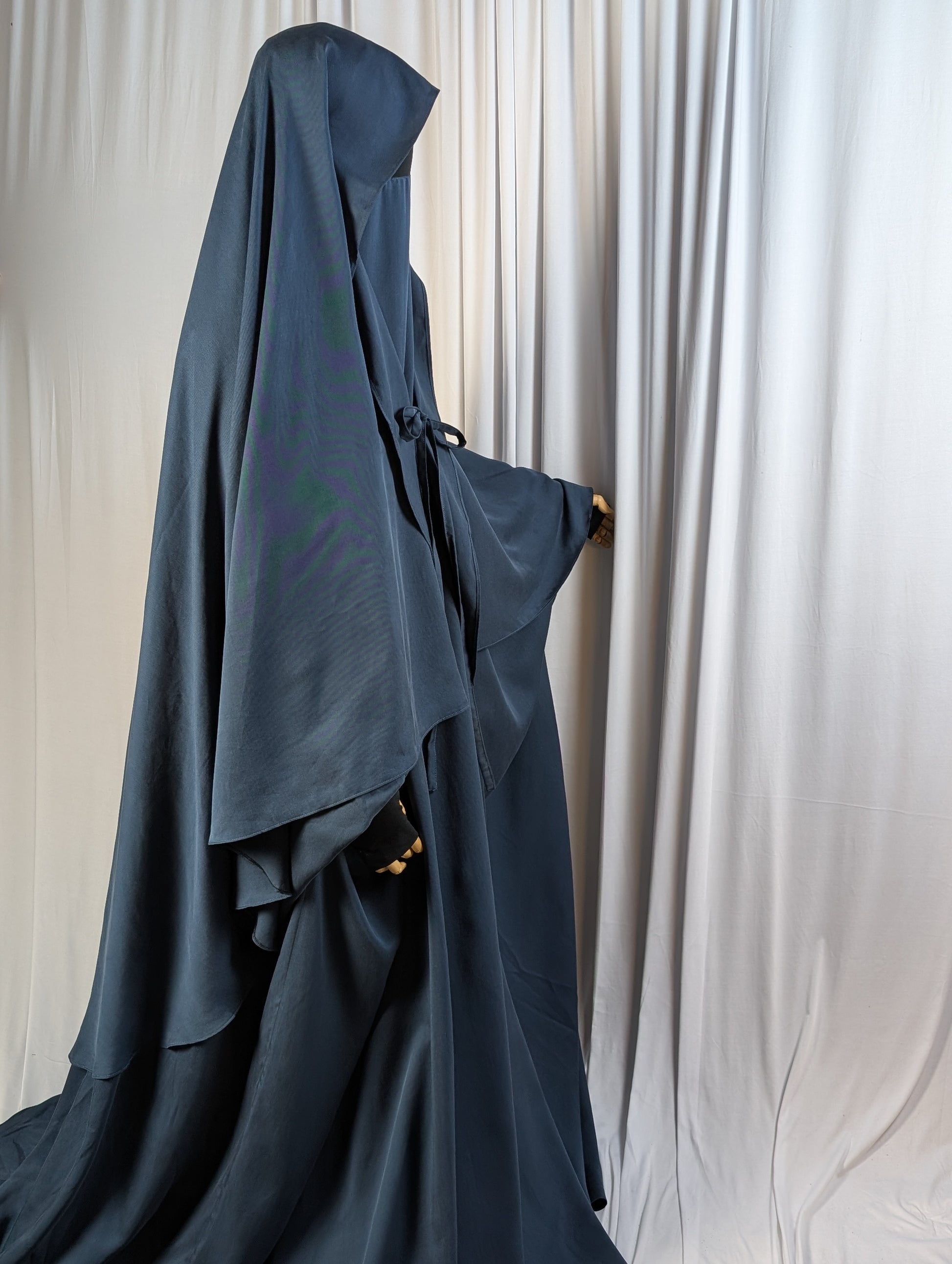 Ummi Tencel Jilbab Set mit breitem und langem Umhang 🍼