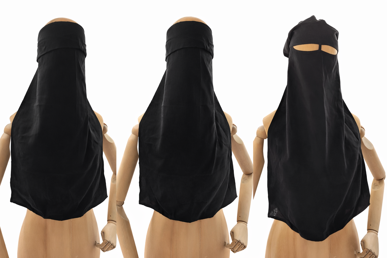 Einlagiger Tencel Niqab Sitar Option