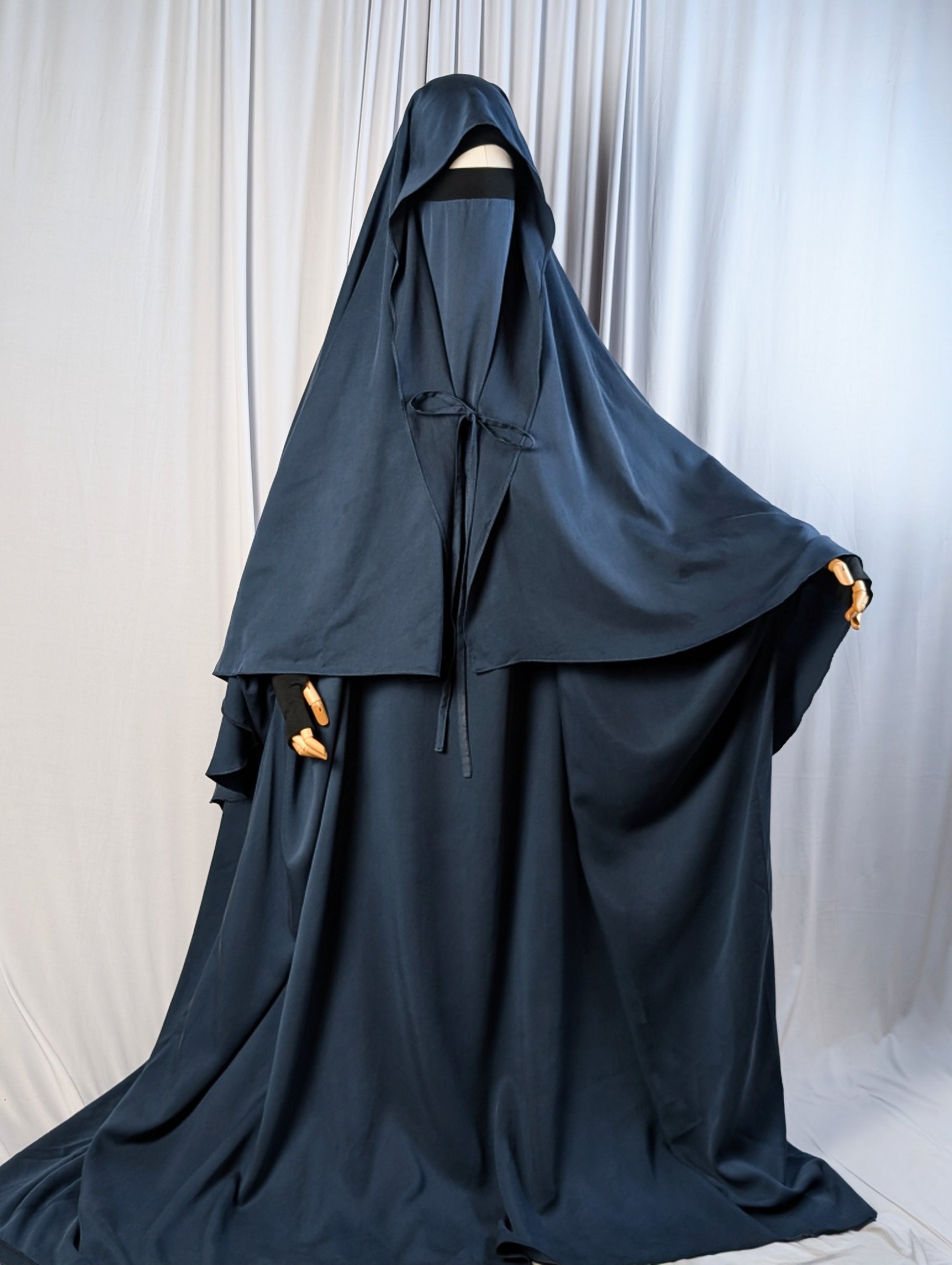 Ummi Tencel Jilbab Set mit breitem und langem Umhang 🍼